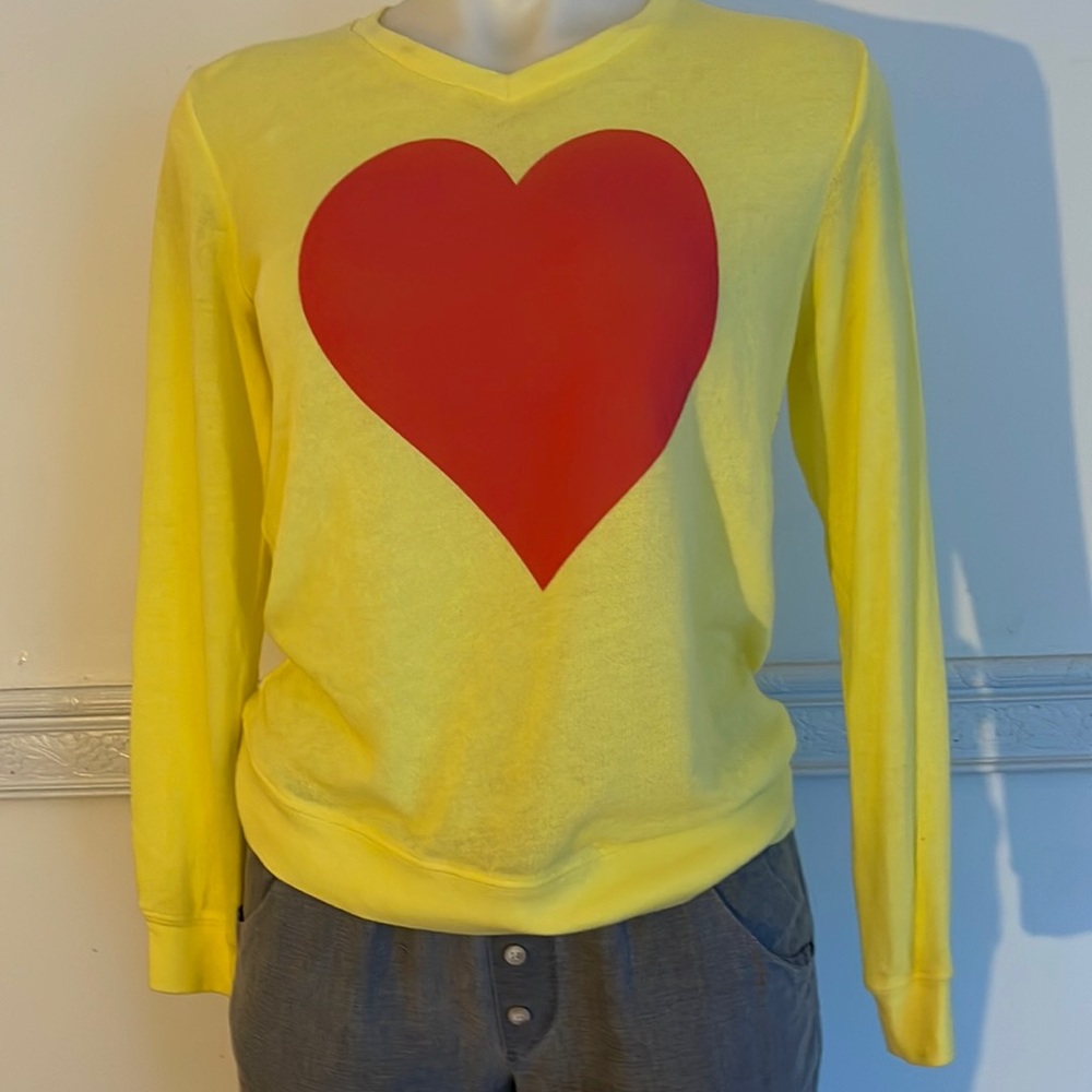 Wild Fox size Medium in Girls or XS in women’s red heart!